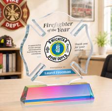 Maltese Cross VividPrint Award on Newhaven - Prismatic - Safety Awards