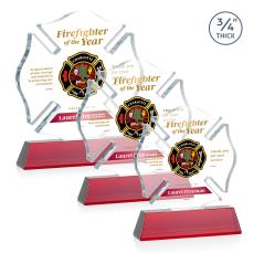 Maltese Cross VividPrint Award on Newhaven - Red - Safety Awards