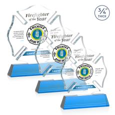 Maltese Cross VividPrint Award on Newhaven - Sky Blue - Safety Awards