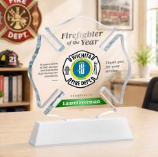 Maltese Cross VividPrint Award on Newhaven - White - Safety Awards