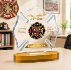 Maltese Cross VividPrint Award on Alberton - Amber - Safety Awards