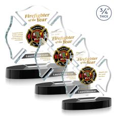 Maltese Cross VividPrint Award on Alberton - Black - Safety Awards