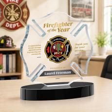 Maltese Cross VividPrint Award on Alberton - Black - Safety Awards