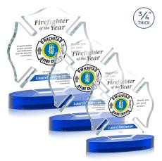 Maltese Cross VividPrint Award on Alberton - Blue - Safety Awards