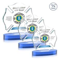 Maltese Cross VividPrint Award on Alberton - Sky Blue - Safety Awards