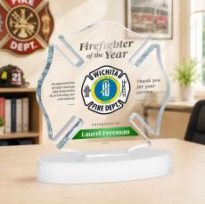 Maltese Cross VividPrint Award on Alberton - White - Safety Awards