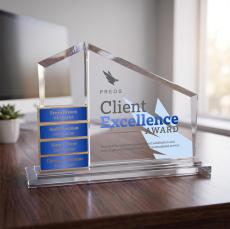 Castlewood Add-a-Block VividPrint Award - Gold - Recognition Awards