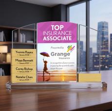 Lavery Add-a-Block VividPrint Award - Gold - Recognition Awards