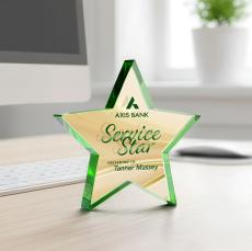 Esna Star VividPrint Double Sided Award - Green - Deal Toys