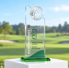 Ashfield Golf VividPrint Award - Green  - Recognition Awards