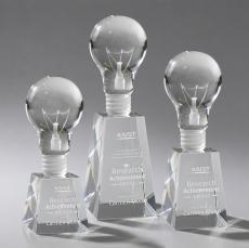 Light Bulb Award on Fortino - Clear - Safety Awards