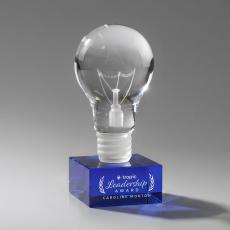 Light Bulb Award on Hancock - Blue - New Items
