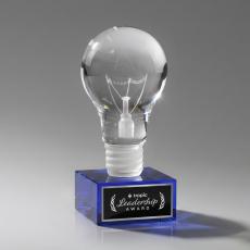 Light Bulb Award on Hancock - Blue - Safety Awards