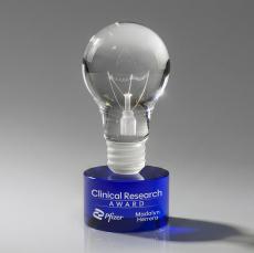Light Bulb Award on Marvel - Blue - Safety Awards