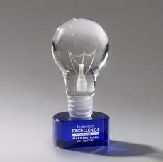 Light Bulb Award on Paragon - Blue - Safety Awards