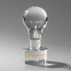 Light Bulb VividPrint Award on Marvel - Clear - Safety Awards