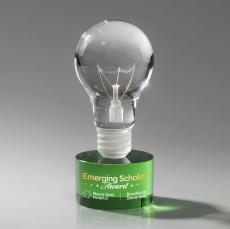 Light Bulb VividPrint Award on Marvel - Green - Safety Awards