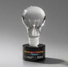 Light Bulb VividPrint Award on Marvel - Black - Safety Awards