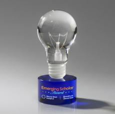 Light Bulb VividPrint Award on Marvel - Blue - Safety Awards
