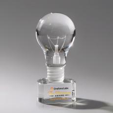 Light Bulb VividPrint Award on Paragon - Clear - Safety Awards