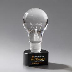 Light Bulb VividPrint Award on Paragon - Black - Safety Awards