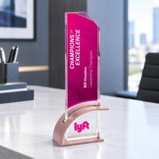 Barton VividPrint Award - Rose Gold - Recognition Awards