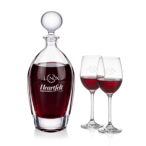 Corporate Gifts - Barware - Barware Gift Sets - Langara Decanter & Burlington Wine
