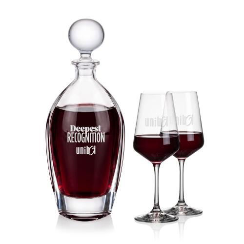 Corporate Gifts - Barware - Barware Gift Sets - Langara Decanter & Cannes Wine
