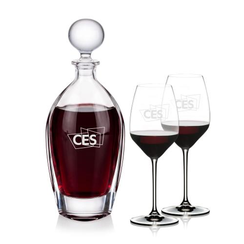 Corporate Gifts - Barware - Barware Gift Sets - Langara Decanter & RIEDEL Extreme Wine