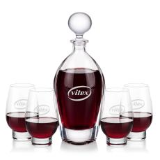 Langara Decanter & Glenarden Stemless Wine - Barware Gift Sets