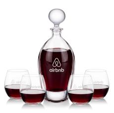 Langara Decanter & Redmond Stemless Wine - Barware Gift Sets