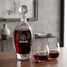 Langara Decanter & Redmond Stemless Wine - Barware Gift Sets