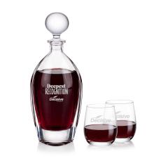 Langara Decanter & Salem Stemless Wine - Barware Gift Sets