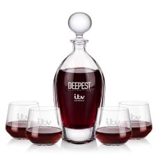Langara Decanter & Sturgis Stemless Wine - Barware Gift Sets