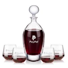 Langara Decanter & Tucson Stemless Wine - Barware Gift Sets