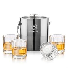 Catania Ice Bucket & Cristaux On-the-Rocks - Barware Gift Sets