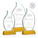 Croydon Flame Award on Newhaven Base - Amber