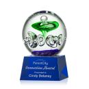 Aquarius Award on Robson Base - Blue