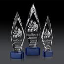 Manilow Award on Paragon Base (3D) - Blue