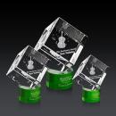 Burrill 3D Award on Marvel Base - Green