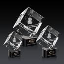 Burrill 3D Award on Paragon Base - Black
