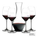 RIEDEL Merlot Decanter & Stemless Wine Set
