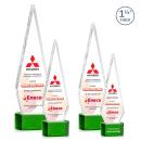 Springfield VividPrint&trade; Award on Paragon Base - Green