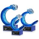 Oceana Award on Hancock Base - Blue