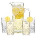Brinkley Pitcher & Cocktail Coupes Set