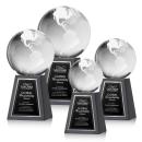 Globe Award on Tall Marble Base