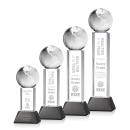 Globe Award on Stowe Base - Black