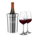 Milano Wine Cooler & Crestview Stemless Wine Set