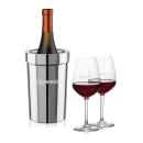 Milano Wine Cooler & Crestview Stemless Wine Set