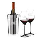 Milano Wine Cooler & Crestview Stemless Wine Set